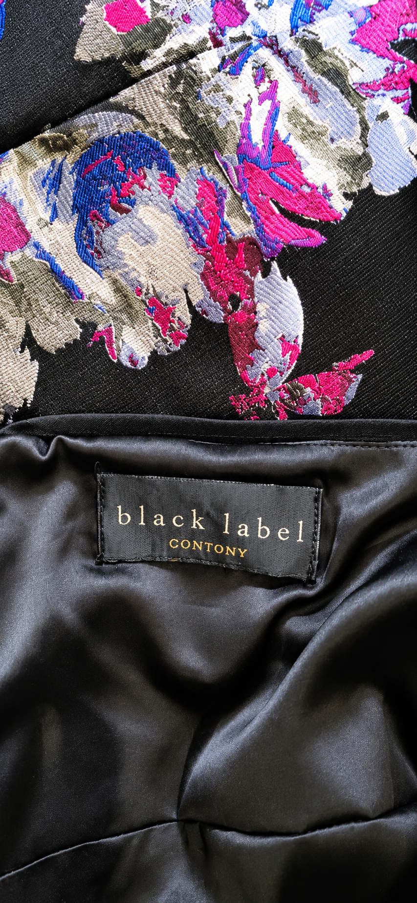 Black Label Contony – Floral Fit & Flare Dress