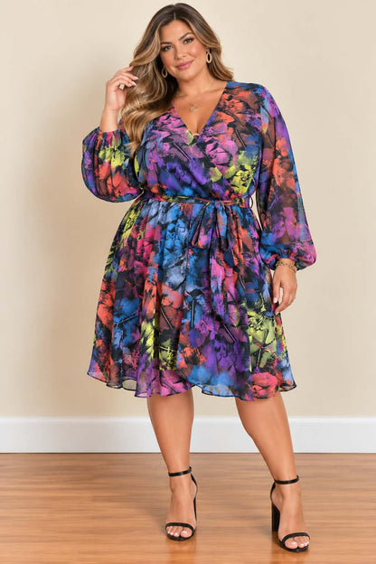 Midnight Muse Wrap Dress