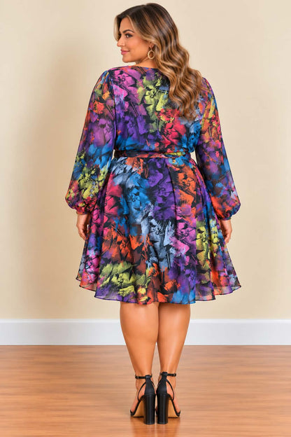 Midnight Muse Wrap Dress