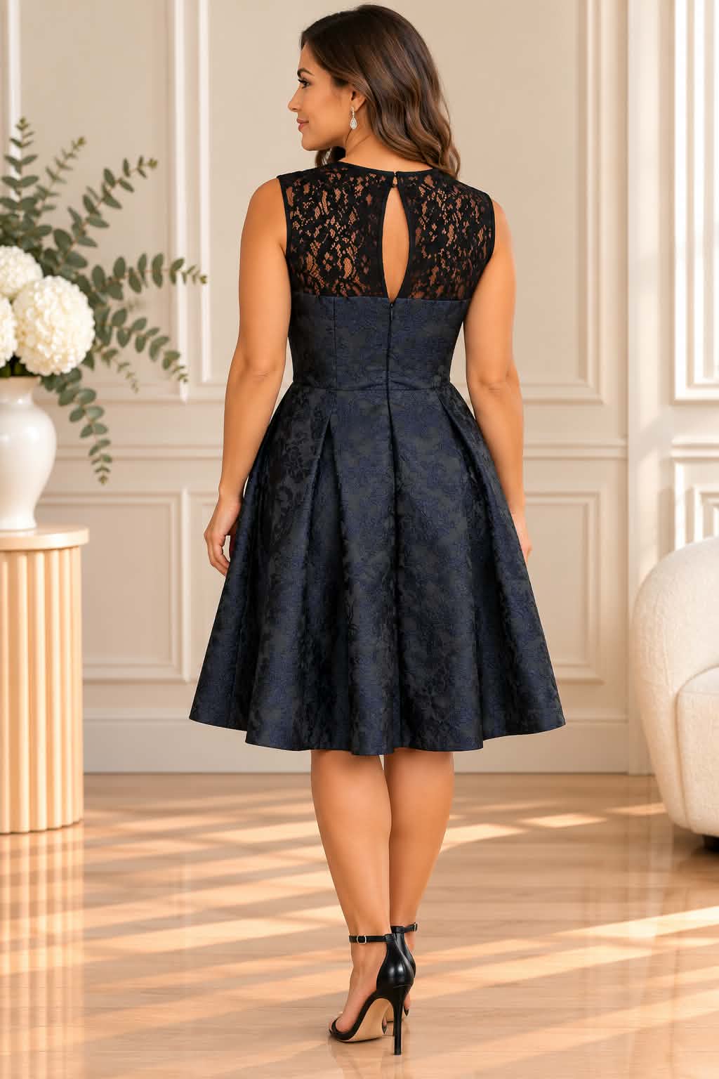 City Chic Midnight Lace Dress