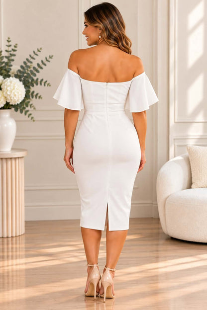 Ivory Belle Midi Dress