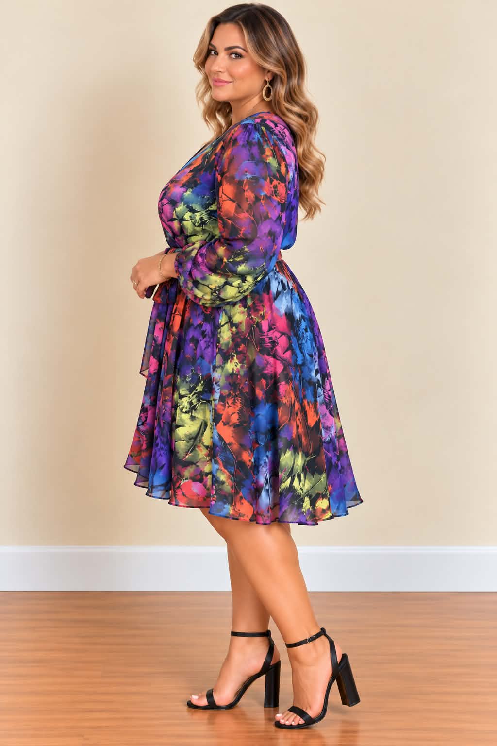 Midnight Muse Wrap Dress