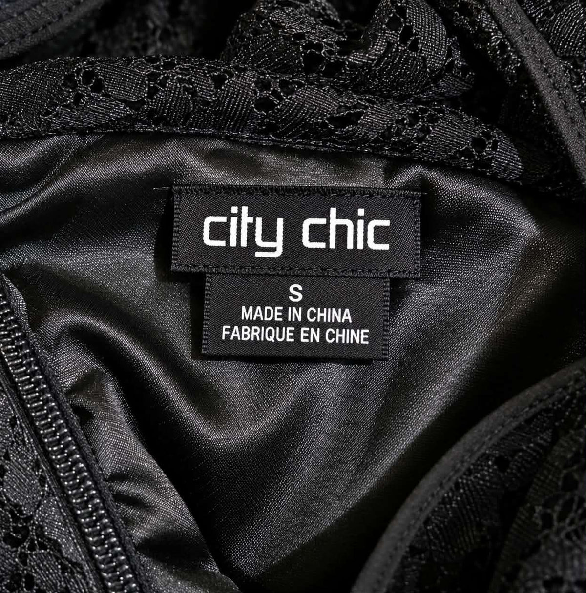 City Chic Midnight Lace Dress