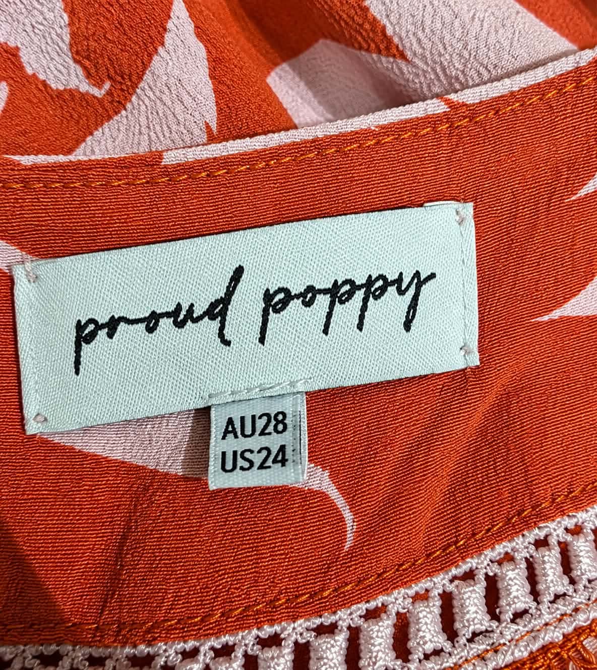 Proud Poppy Coral Floral Maxi Dress